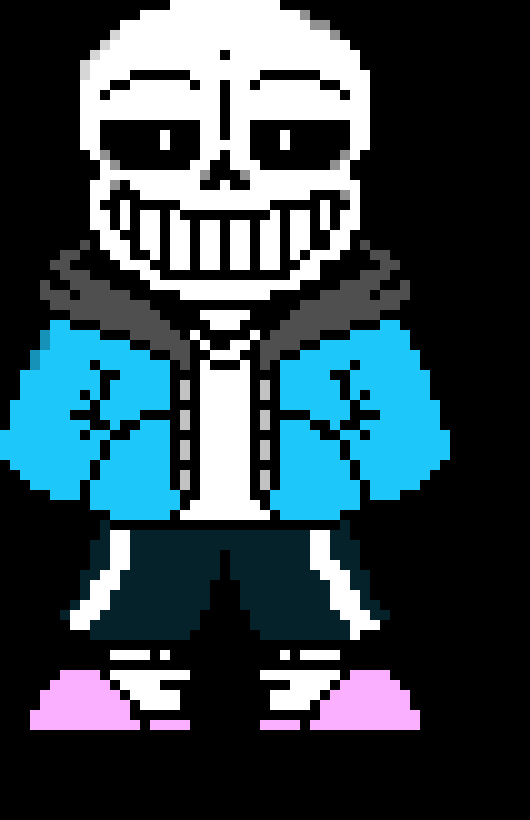 [ad3579] -he stared at you with the expression of someone who doesn't care anymore. Sans is taking this seriously.-