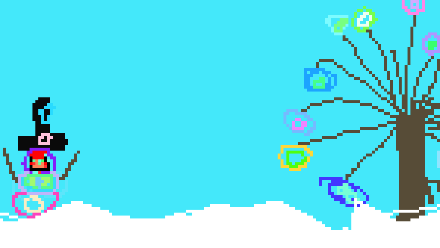 [c9c275] snowman for art class