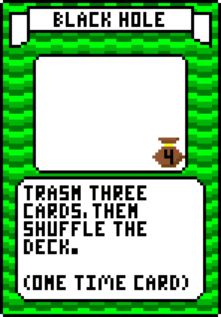 [aca841] Forest Black Hole Card