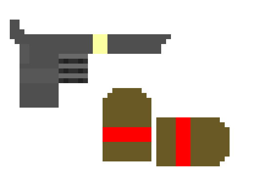 [520568] Gun and Bullets