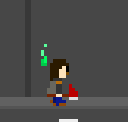 [d3c520] *He watches from afar, wondering what the place was, what just happened, but at the same time, he doesn't want to know. Still walking.*