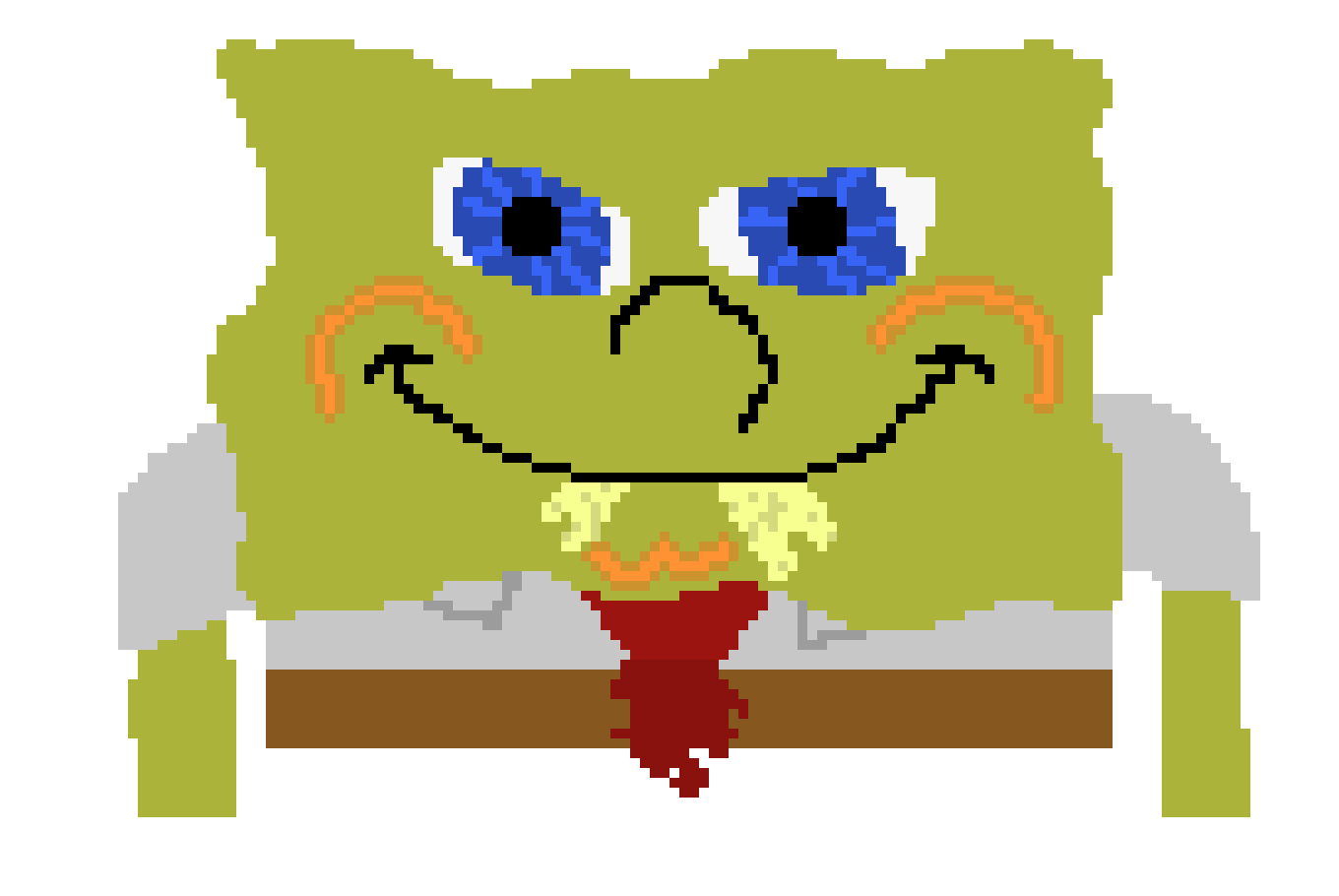 [162c0c] creepy Spongebob made by Freddysep