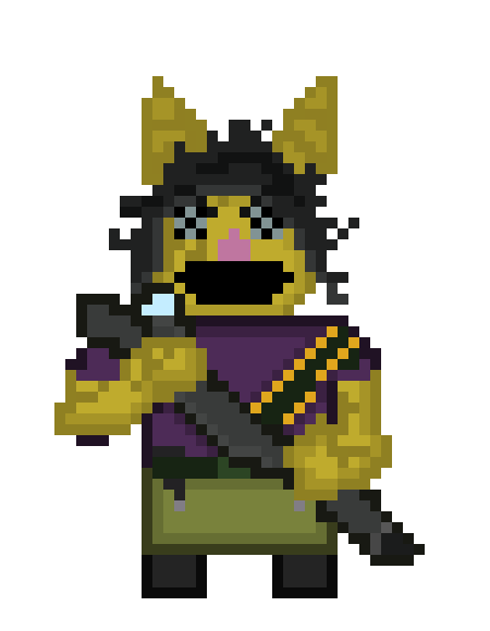 [2b2cca] Huntress Rifle Ready time to take aim Sprite