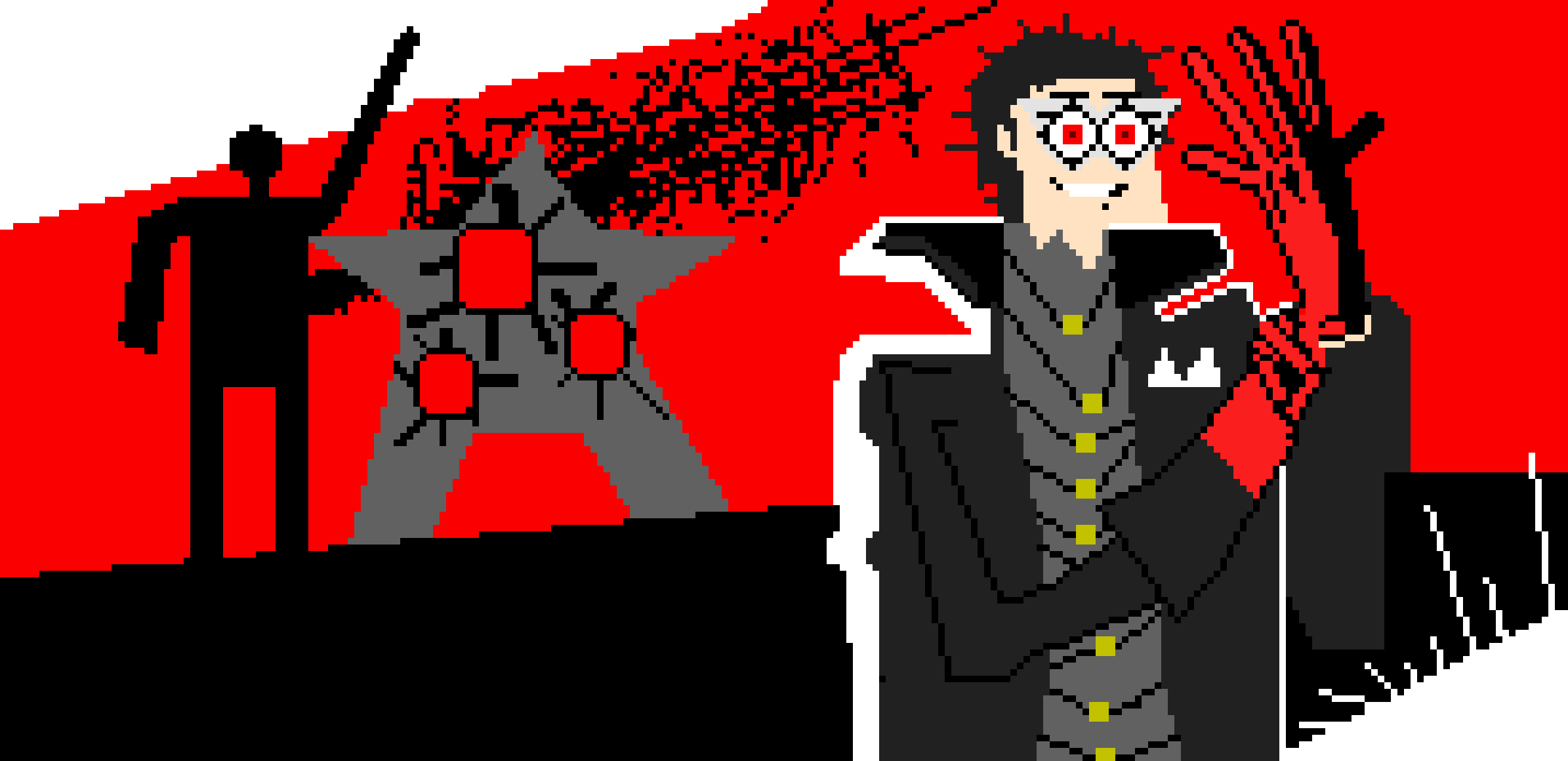 ALL OUT ATTACK PIXEL ART