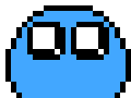 [ff0e43] Blue Slime