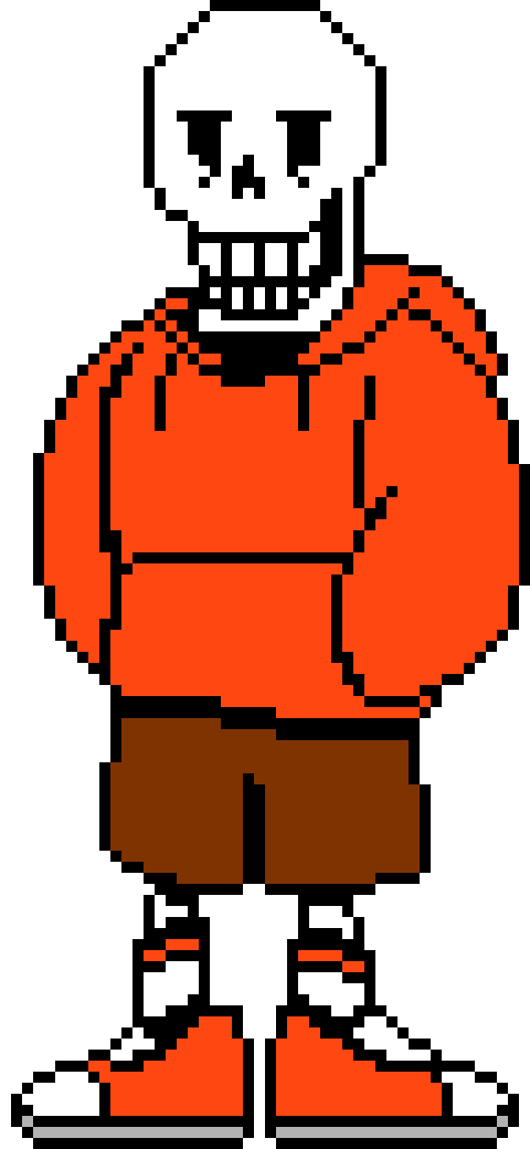 Underswap Papyrus Sprite.