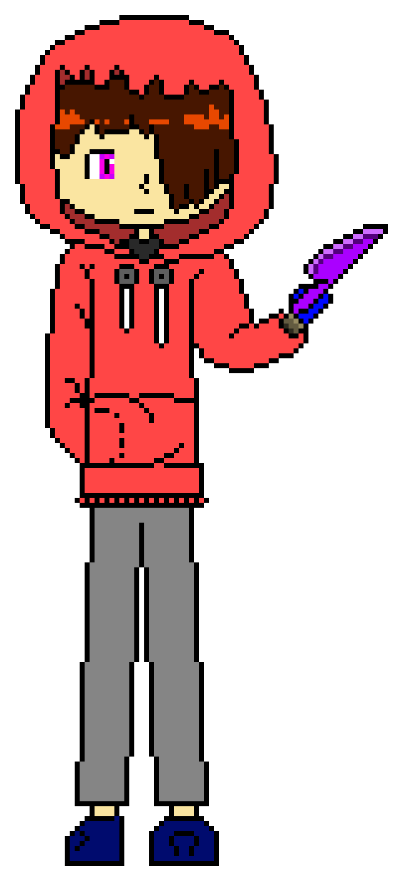 should i keep the hood up and the knife? or take them out? or leave the hood down and keep the knife or vice versa?