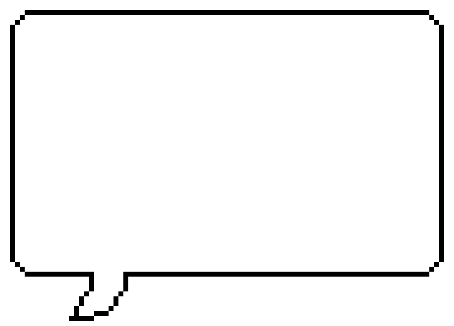 [e2af26] Tumblr pixel speech bubble