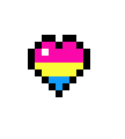Pan Pride Pixel Heart