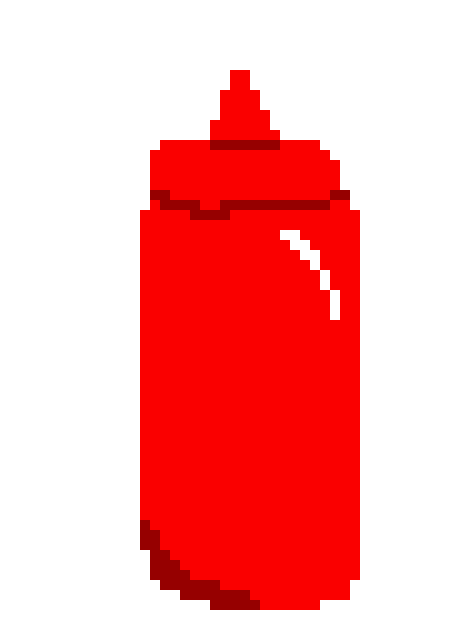 [0681a7] Ketchup bottle