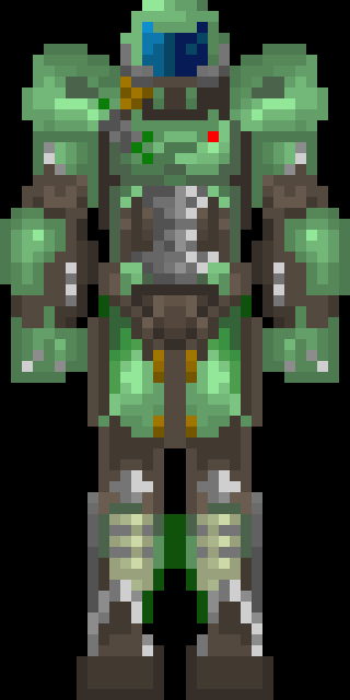 [28bc7d] Doom Slayer Pixel Art