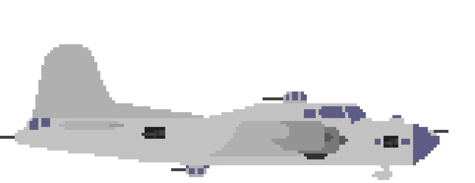 [d4ac3a] B-17G Flying Fortress template (with landing gear)