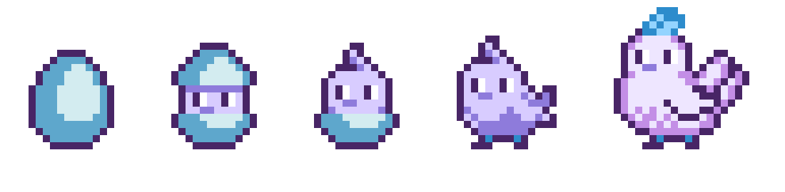[4b929f] growing bird