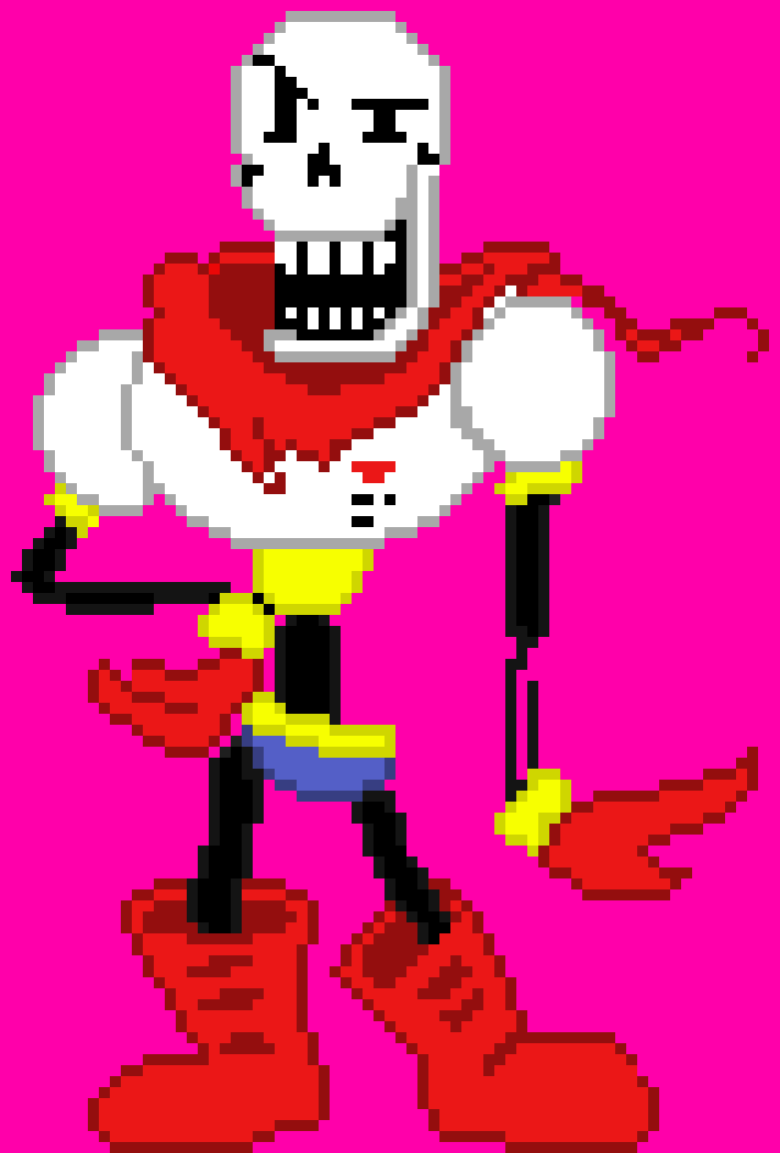 [1581da] Papyrus colored Battle sprite