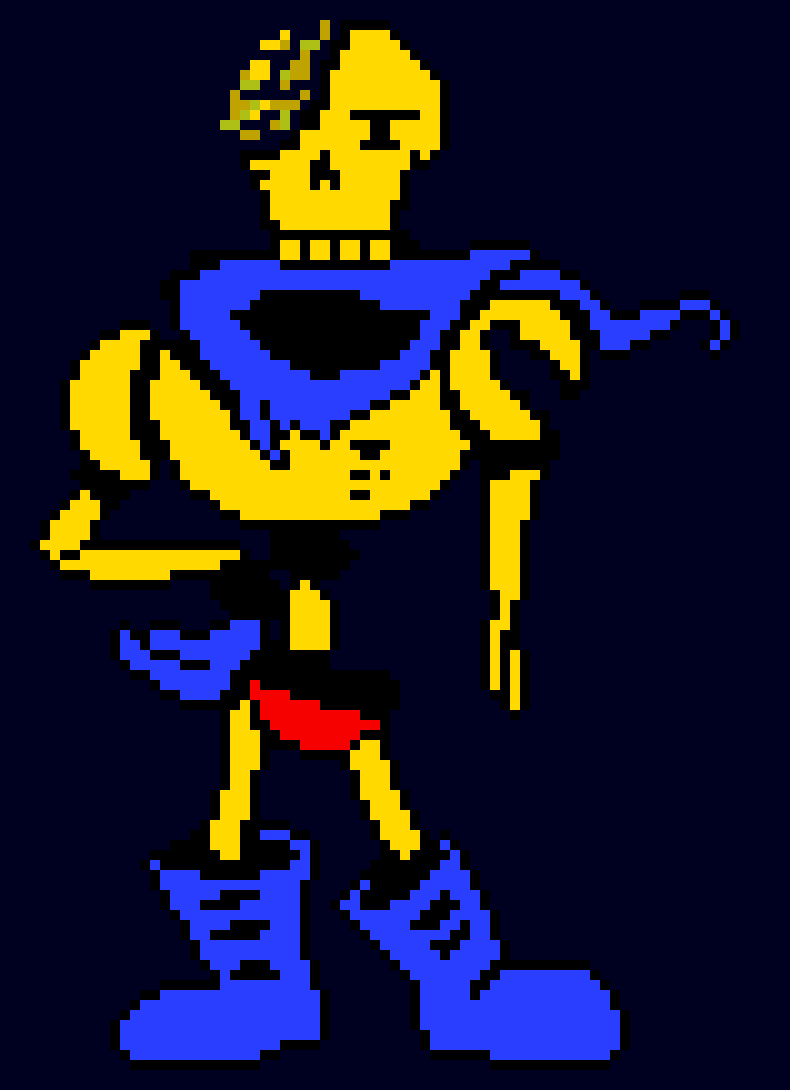 [40be49] Undertale Papyrus sprite