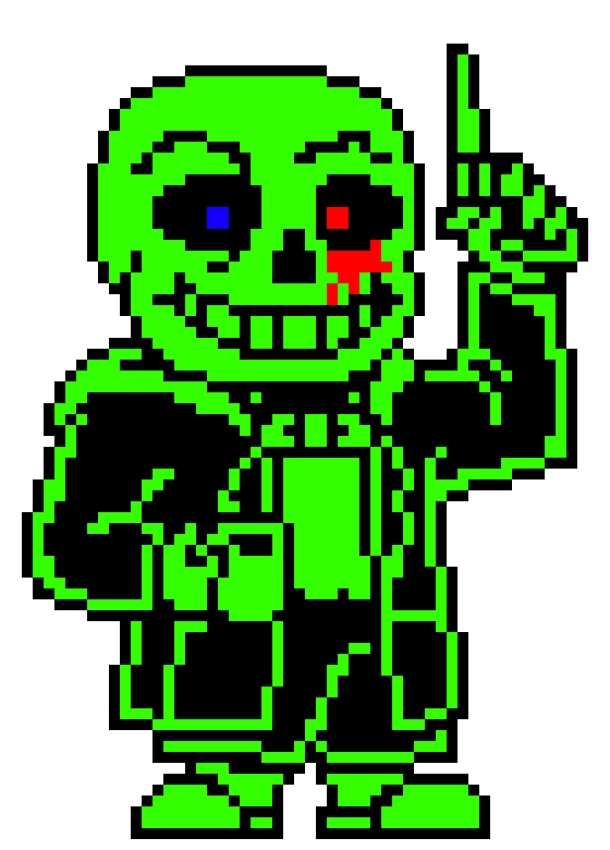 [aa1448] Green!Sudden Changes Sans