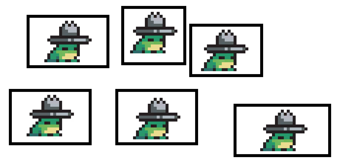 [3d4302] frog hats