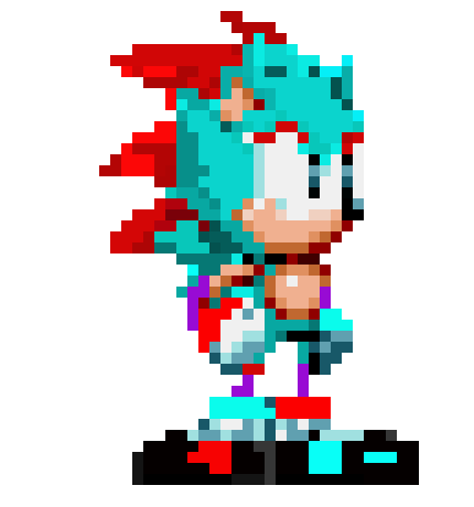 [d24491] Cyan The Hedgehog