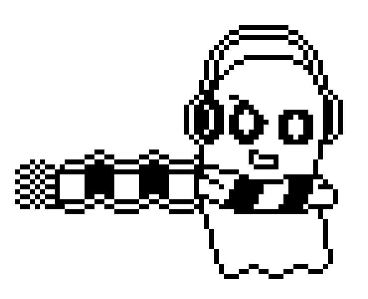 SwappedFable Napstablook Battle Sprite 1