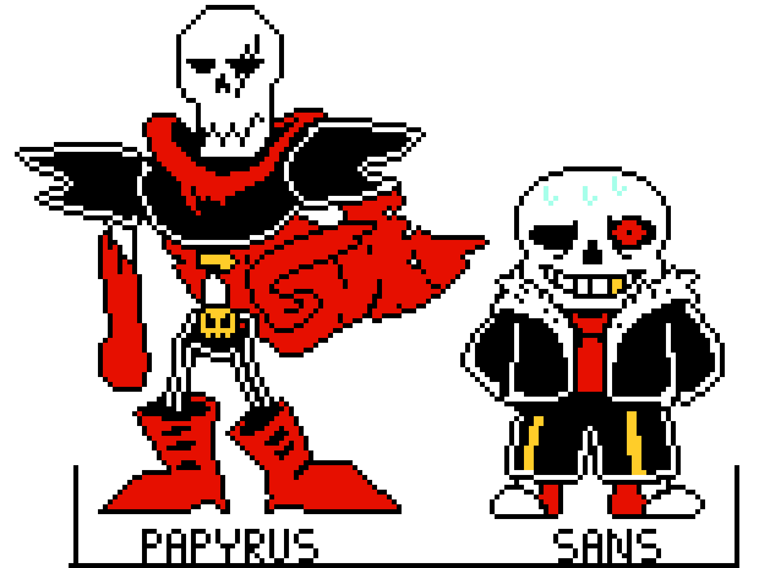 [70798b] Underfell Sans And Papyrus