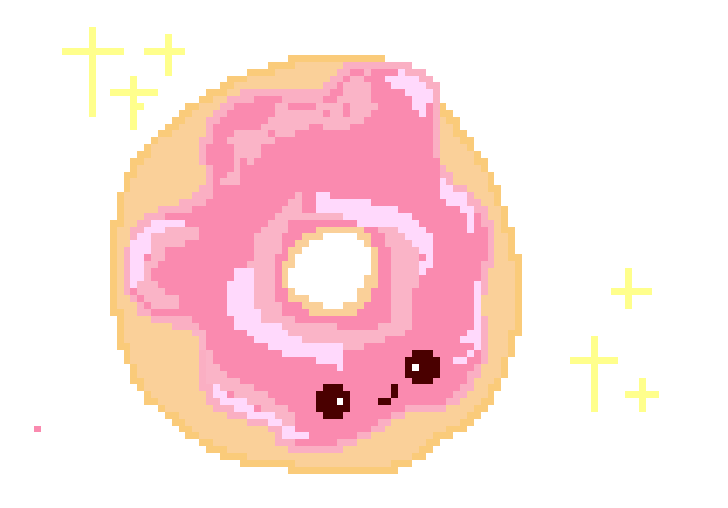 [2698b2] Strawberry Swirl Donut