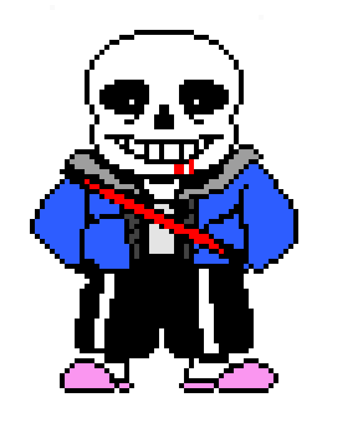 [b4c16a] sans the skeleton damaged