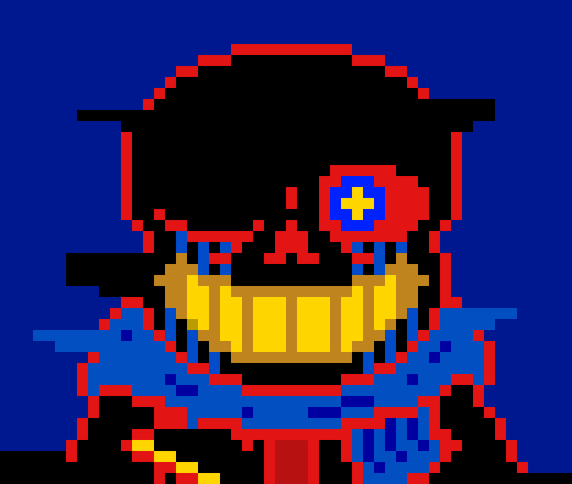 [53a360] who the hel was that filthy glitch with red and blue eye sockets that looks like the after sans