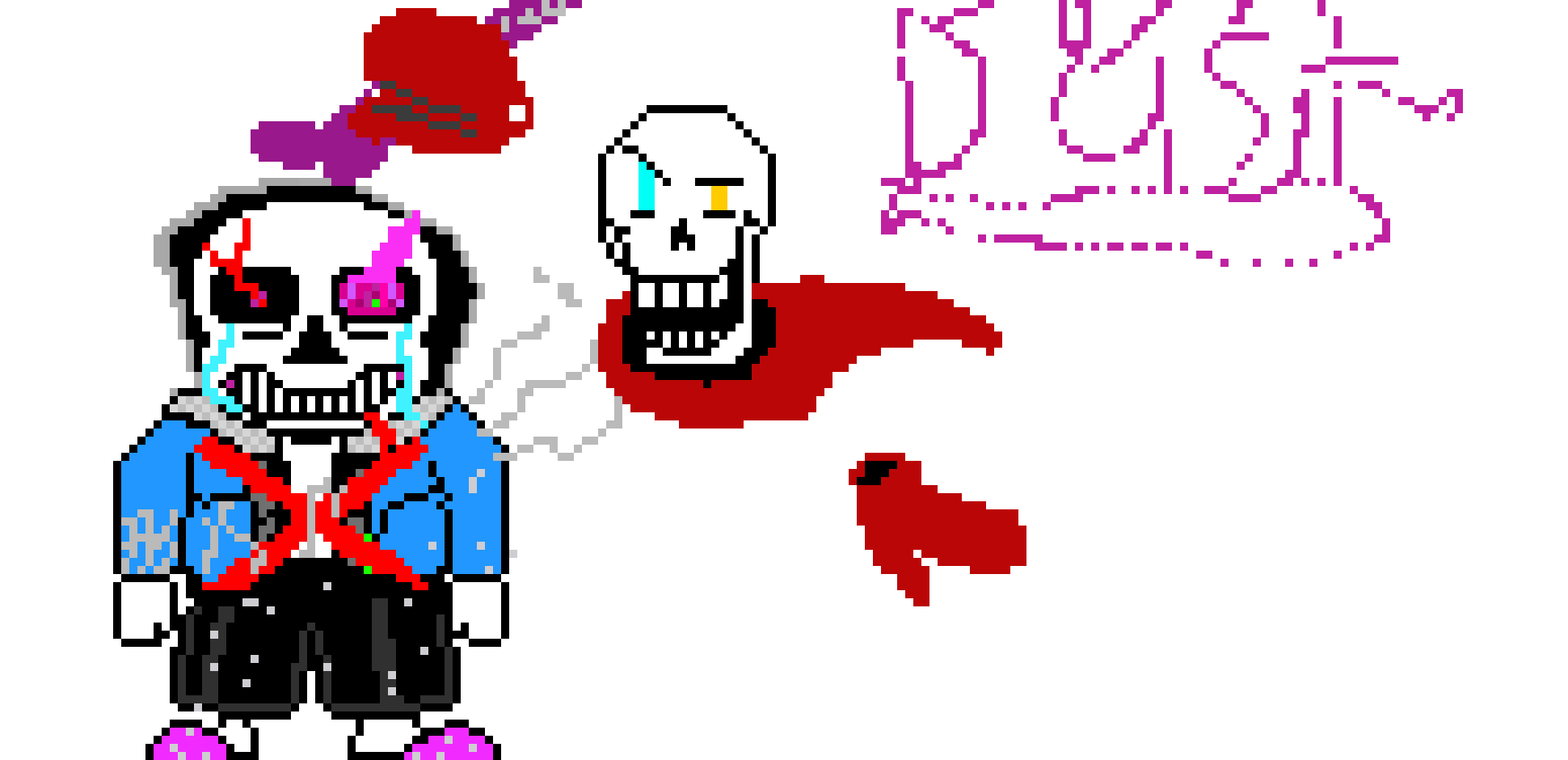 [0a9b2e] dusttale Sans phase 2 
