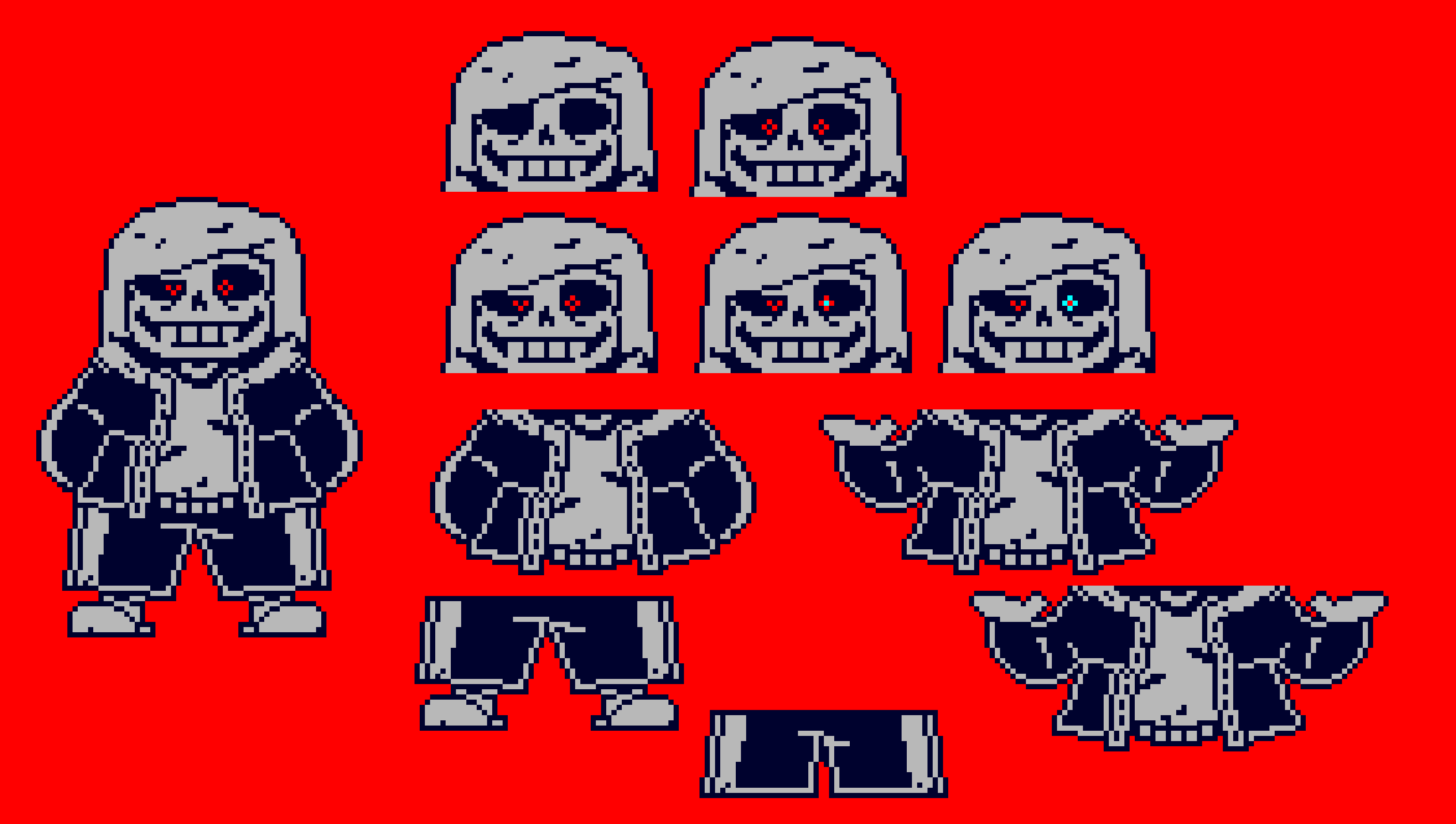 dust sans sprite sheet