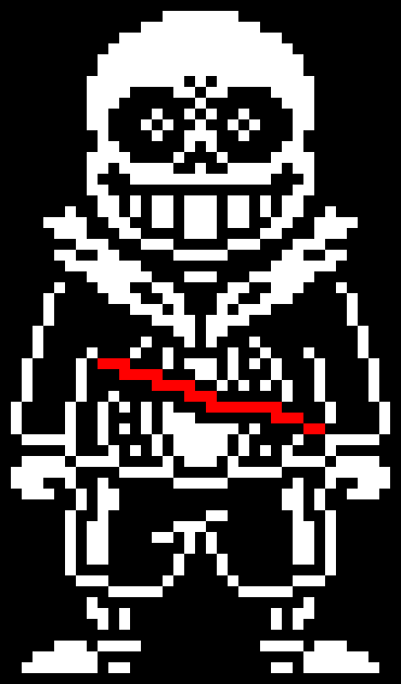 Sans: progress (making last breath