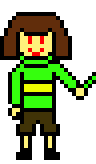 [9664c4] Chara Glitchtale Sprite Green Determination