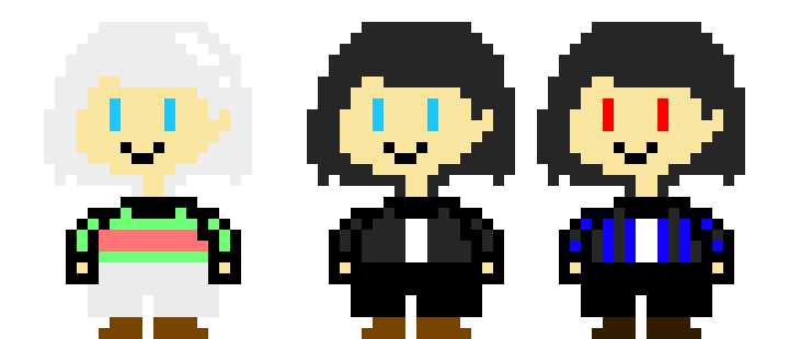 Silver, Black and her BF Shadow