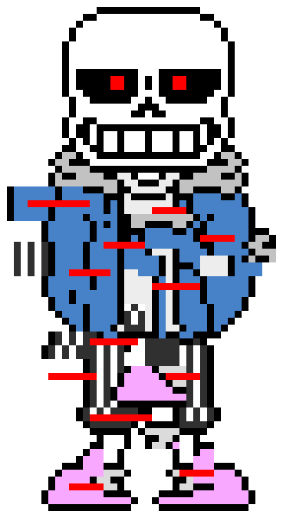 [d6b045] Past! AT Judgement?: *He crashes causing every AT sans to disappear in the Omniverse*