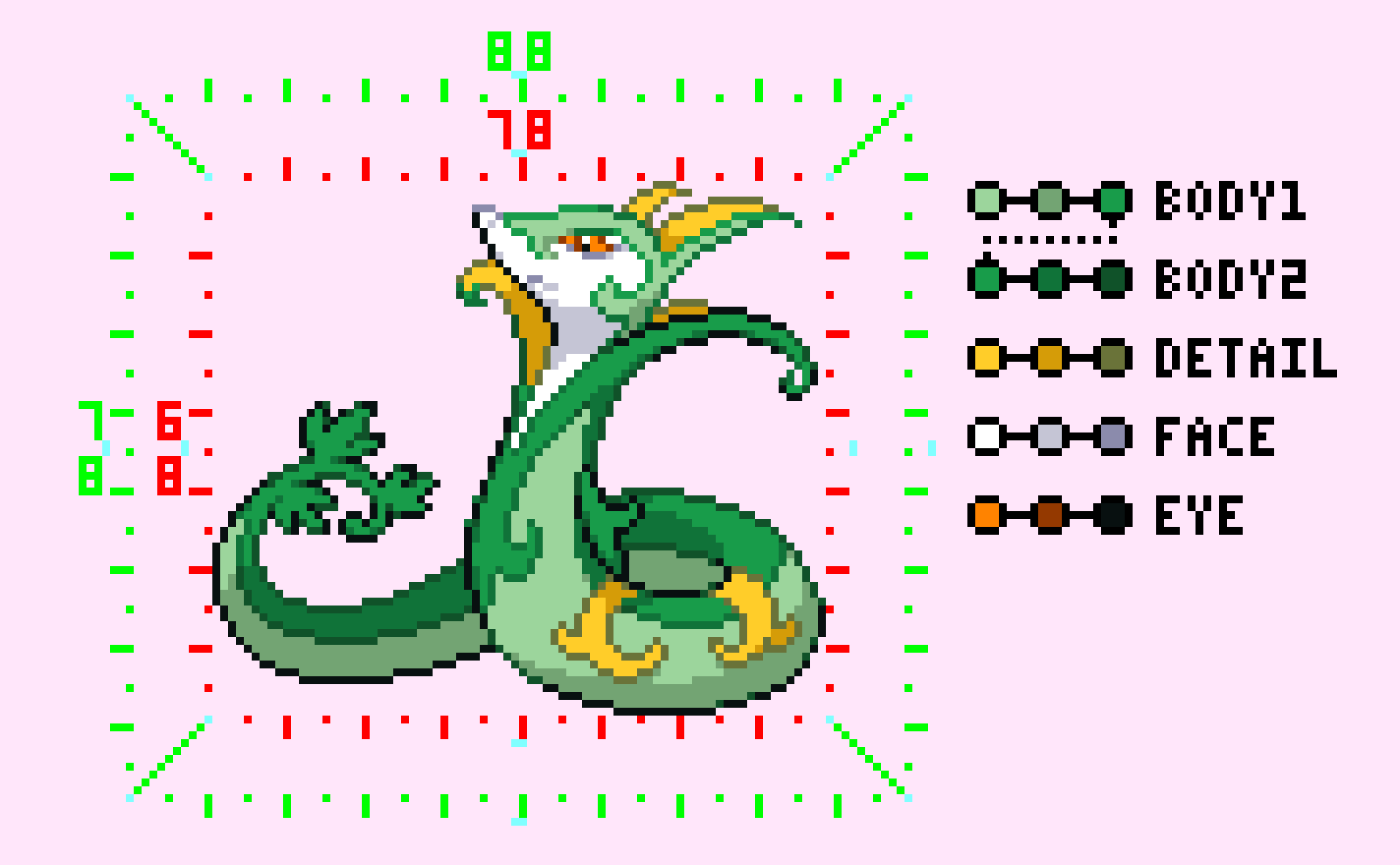 [1f0092] Serperior pattern