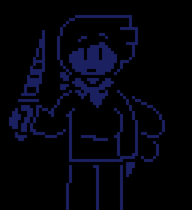 [77b851] - Looks around for people -