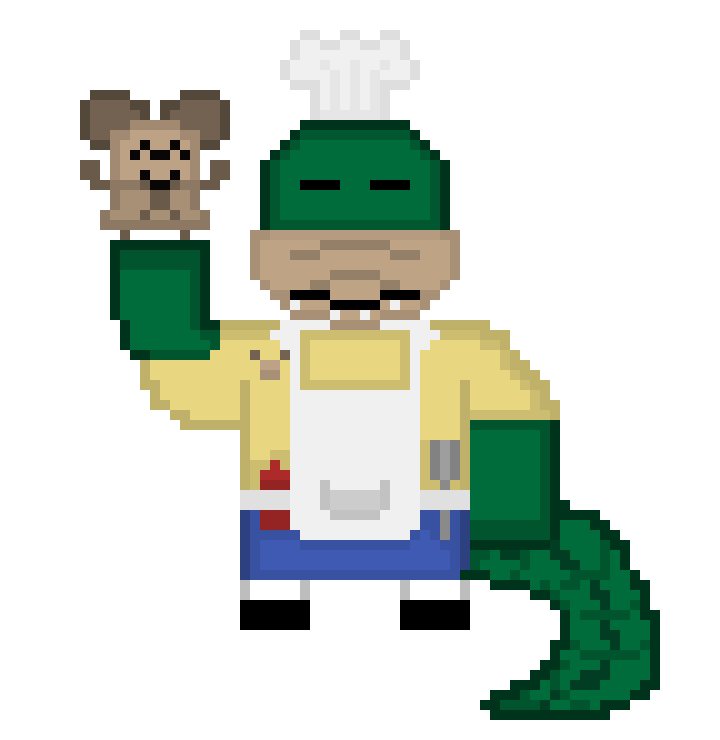 [2b2cca] Leonard with the mascot Sprite