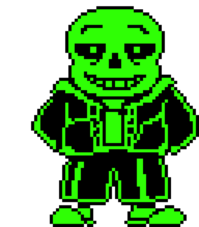 [e6d168] green sans- Undertale style