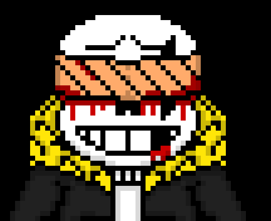 [0ae1f1] *he's still losing blood from his scars*.......