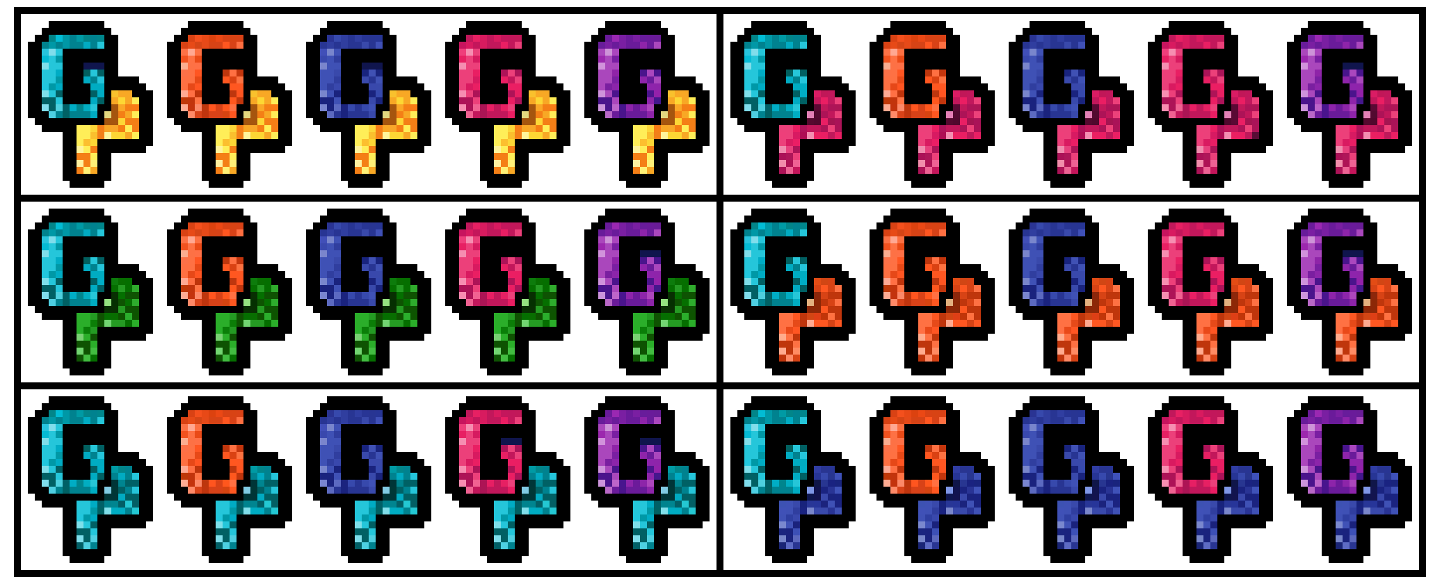 [fbabdf] VARIEDAD DE COLOR
