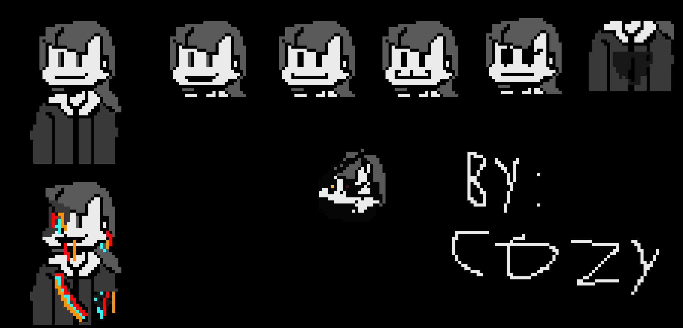 A!Ghost/A!Withered Ghost/Lost souls Quickshot(escape ending for cyra.)