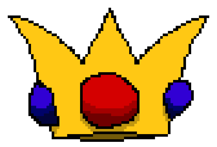 [f3c2be] Crown with Ruby and Sapphire