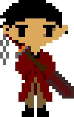 [984a9a] Rafael Carter (Red Coat) - Pixel Peeps