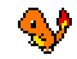 [868099] Charmander pixel sprite