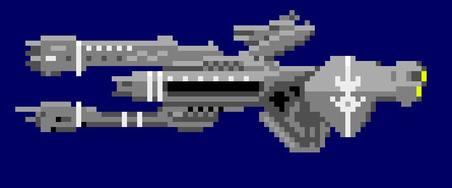 *you see a large ship start to pass over the sun, it appears to be surveying the area, looking for something.*