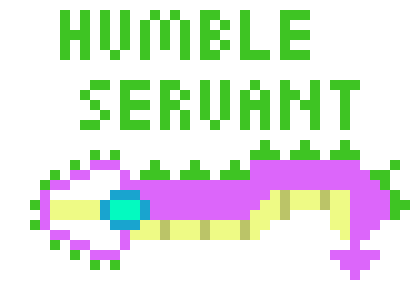 [9664c4] Keyblade Pixel Art: Humble Servant