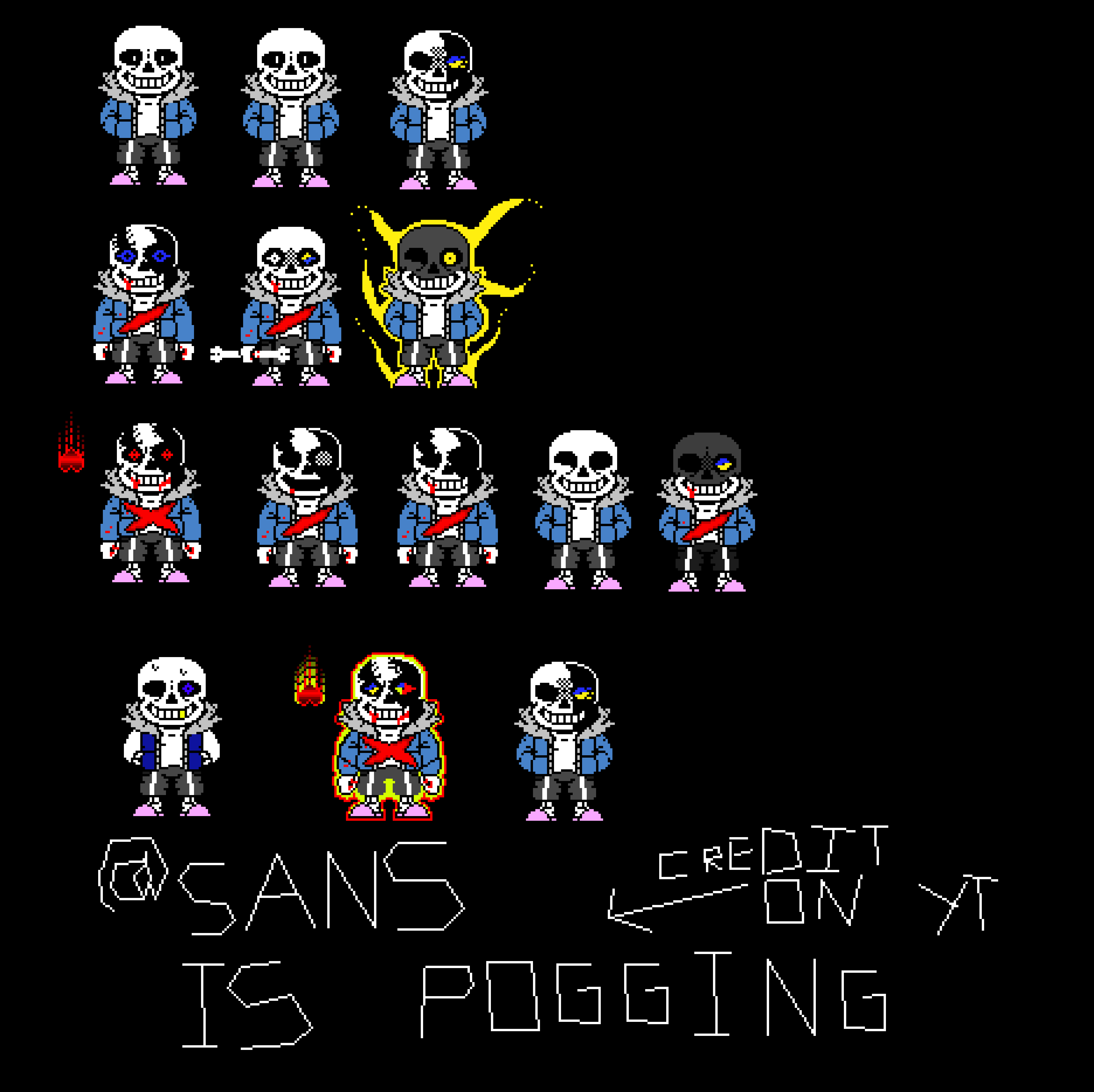 [b7e2be] Karmatic time trio phase 1-4 sprites remastered
