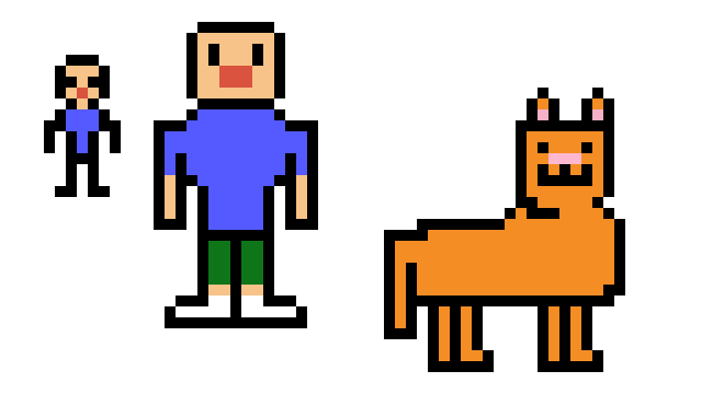 [9664c4] Lil Dude, Big Dude and Cat