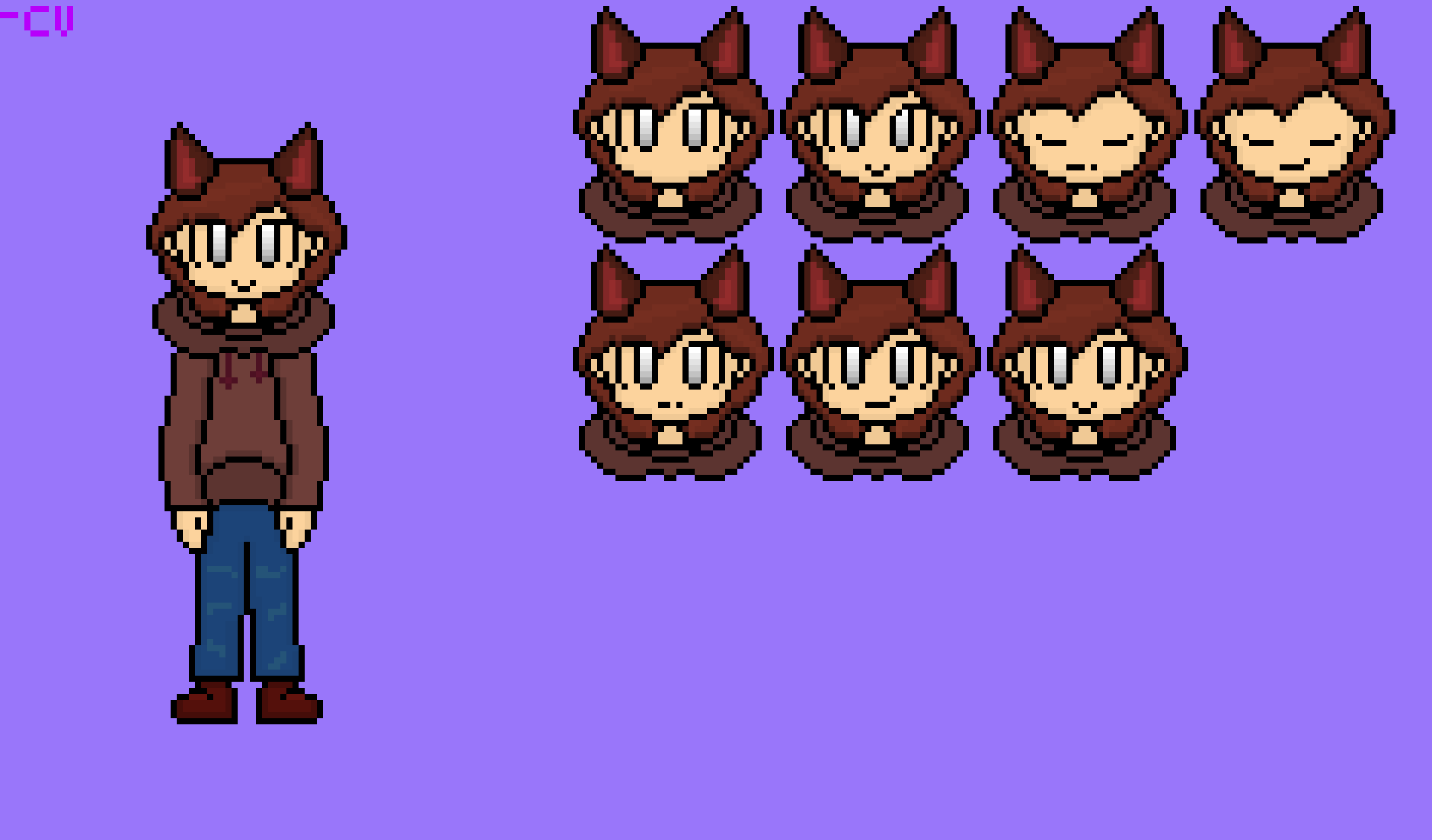 Ok, Ive got like, 7 faces.