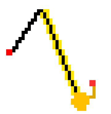 [674093] GOLD fish rod
