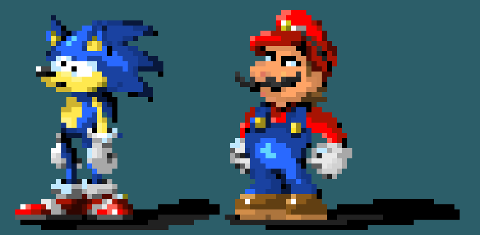 [16bc3f] Updated sonic and mario